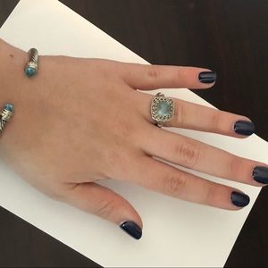 Gabriel & Co. Blue Topaz Ring